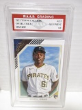 Oneil Cruz Pirates 2022 Topps Gallery ROOKIE #135 graded PAAS Gem Mint 9.5