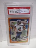 DK Metcalf Seahawks 2023 Optic Prizm Orange 221/249 #175 graded PAAS Gem Mint 9.5