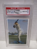 Derek Jeter Yankees 2006 Topps Heritage Blue Short Print #23 graded PAAS Gem Mint 9.5