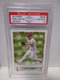 Mike Trout Angels 2022 Topps Holiday #HW50 graded PAAS Gem Mint 10
