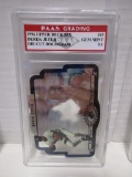 Derek Jeter Yankees 1996 Upper Deck SPX Die Cut Hologram #43 graded PAAS Gem Mint 9.5