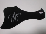 Zac Brown signed autographed guitar pick guard PAAS COA 628