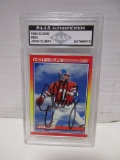 John Elway of the Denver Broncos signed auto slabbed sports / collectors card PAAS Sticker 425
