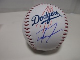 Freddie Freeman of the LA Dodgers signed autographed logo baseball PAAS COA 195