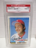 Johnny Bench Reds 1982 Topps #400 graded PAAS NM-MT 8