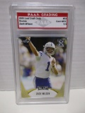 Zach Wilson 2021 Leaf Draft Gold ROOKIE #03 graded PAAS Gem Mint 9.5