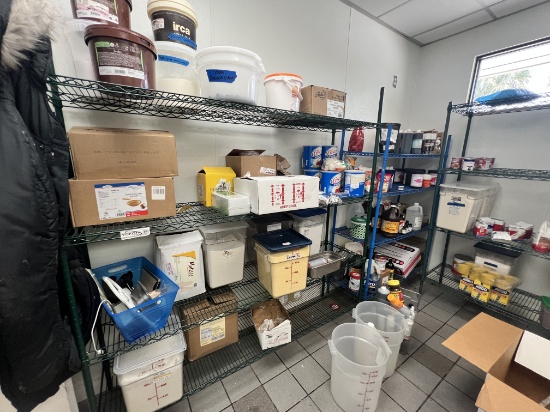72" Four Tier Epoxy Coated Metro Rack Units (no contents)