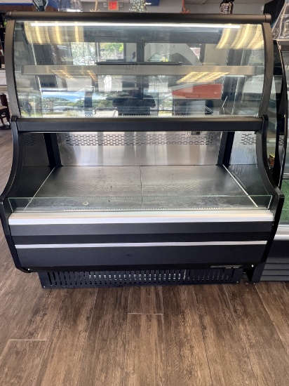 52" Commercial Two Level (top curved glass) Refrigerated Unit