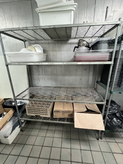 48" Four Tier Metro Rack Units (no contents)