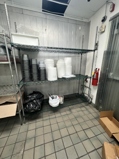 72" Three Tier Epoxy Coated Metro Rack Unit (no contents)