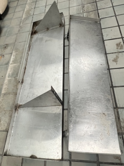60" & 48" S/S Wall Mount Shelving Units