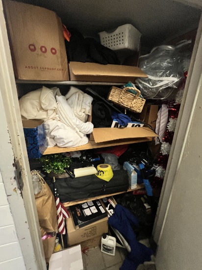 Storage Closet Contents