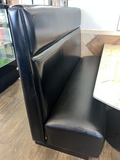 54" Single Leather Booths