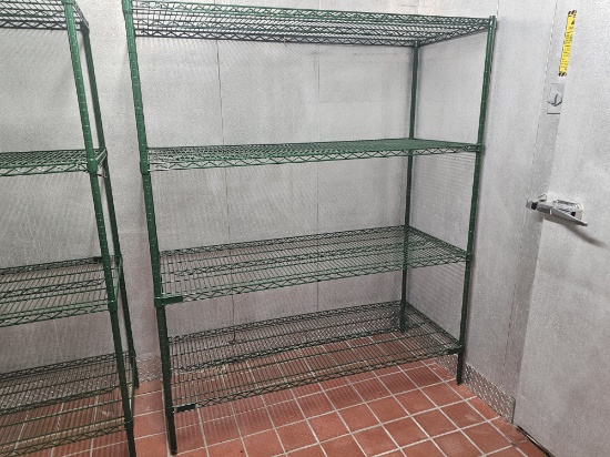 5' Four Tier Epoxy Coated Metro Rack Unit