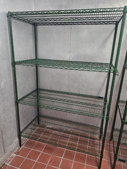 4' Four Tier Epoxy Coated Metro Rack Unit