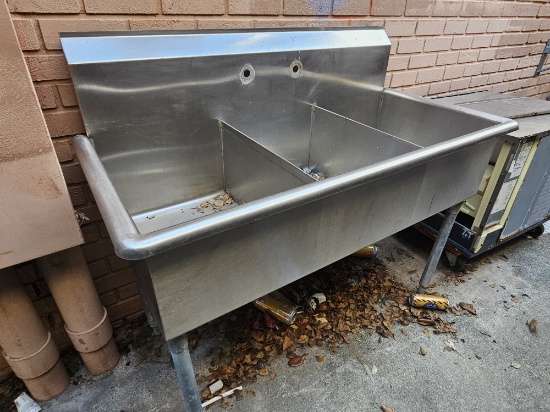 51" Three Compartment Sink (shell only, no hardware)
