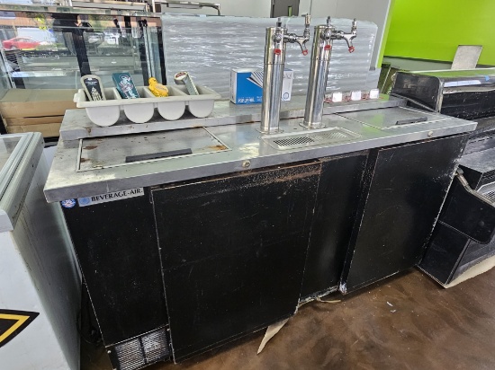 Beverage Air DD68C-1-B Two Tap Beer Keg Cooler