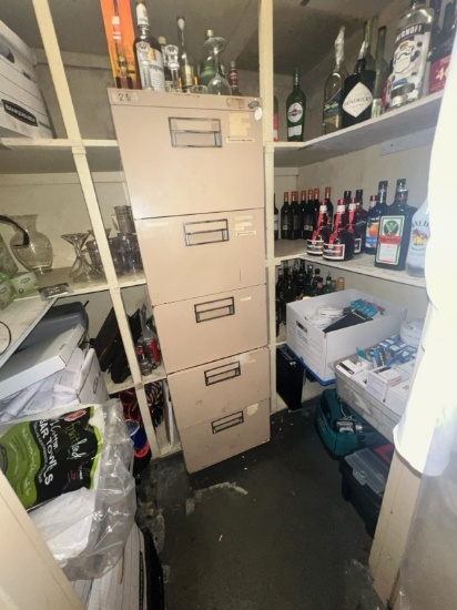 5 drawer file cabinet