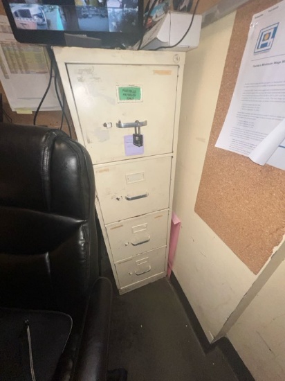four drawer file cabinet