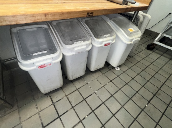 Rolling Flour Bins
