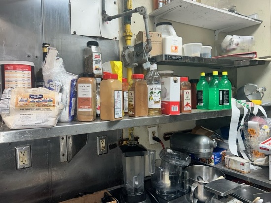 72 in stainless steel shelf - no contents