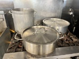 Stock Pots - Two with Lids