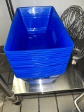 Blue Plastic Bus Bins