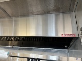 13' Captivaire S/S Hood with Ansul Fire Suppression System and S/S Wall