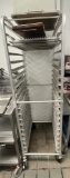 Rolling Sheet Pan Rack with Contents