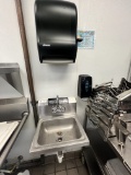 Wall Mount S/S Hand Sink with Soap & Paper Towel Dispenser