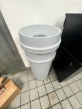 Round Trash Cans