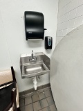 Wall Mount S/S Hand Sink with Soap & Paper Towel Dispenser