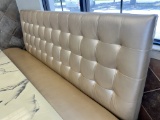 10' Electrified Leather Settee