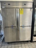 (4) Quarter Door Combination Cooler/Freezer - Two Doors for Cooling and Two Doors for Freezing - On