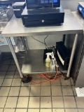 Rolling S/S Table with Undershelf (no contents)