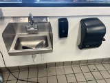 Wall Mount S/S Hand Sink with Soap & Paper Towel Dispenser