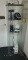 Glass Display case - no contents - 64 in  tall