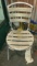 Metal and wood side Chair