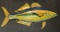 51 in Wall Hung Metal Fish