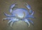Blue Crab in Metal - 24 in Wide