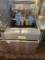 Large two basket gas fryer