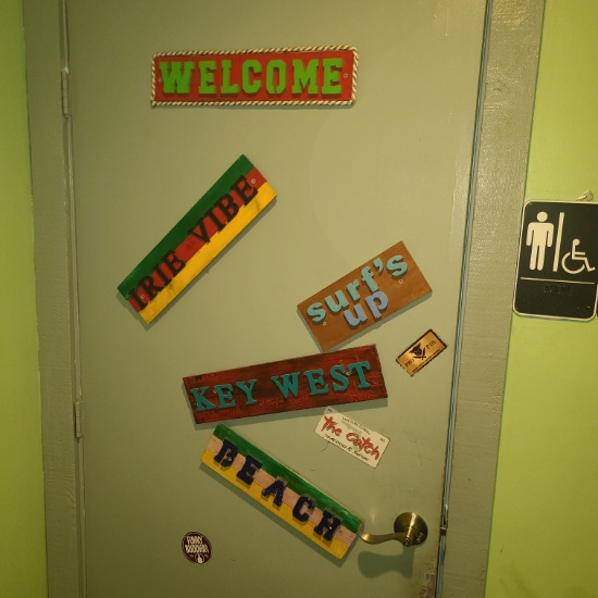 Wooden Signs - 6 total - Welcome and more