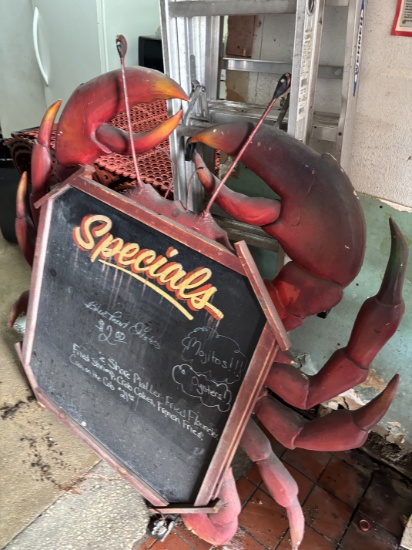 Very Cool Lobster Menu Board