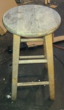 Natural Wood Stool