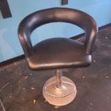 black barstool - some rust