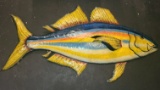 51 in Wall Hung Metal Fish