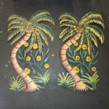 Coconut Trees in Metal - 32 in Tall