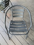 Black Outdoor aluminum chairs