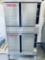 Blodgett  double stacked stainless steel, gas convection ovens mounted on casters 