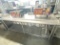 96 inch x 30 inch All stainless steel beverage table with beverage rail, drainage, stainless steel u